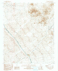 Powerline Well Arizona Historical topographic map, 1:24000 scale, 7.5 X 7.5 Minute, Year 1990