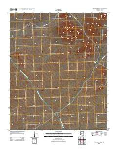 Powerline Well Arizona Historical topographic map, 1:24000 scale, 7.5 X 7.5 Minute, Year 2011