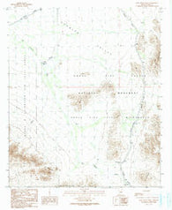 Pozo Nuevo Well Arizona Historical topographic map, 1:24000 scale, 7.5 X 7.5 Minute, Year 1990