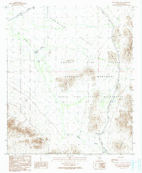 Pozo Nuevo Well Arizona Historical topographic map, 1:24000 scale, 7.5 X 7.5 Minute, Year 1990
