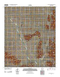 Pozo Nuevo Well Arizona Historical topographic map, 1:24000 scale, 7.5 X 7.5 Minute, Year 2011