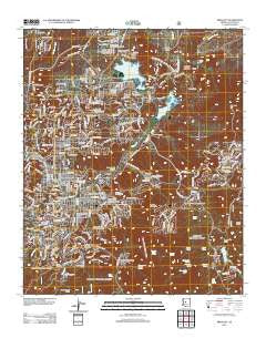 Prescott Arizona Historical topographic map, 1:24000 scale, 7.5 X 7.5 Minute, Year 2012