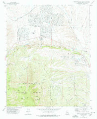 Prescott Valley South Arizona Historical topographic map, 1:24000 scale, 7.5 X 7.5 Minute, Year 1973