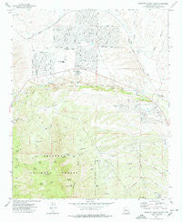 Prescott Valley South Arizona Historical topographic map, 1:24000 scale, 7.5 X 7.5 Minute, Year 1973