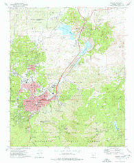 Prescott Arizona Historical topographic map, 1:24000 scale, 7.5 X 7.5 Minute, Year 1973