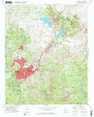 Prescott Arizona Historical topographic map, 1:24000 scale, 7.5 X 7.5 Minute, Year 1973