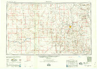 Prescott Arizona Historical topographic map, 1:250000 scale, 1 X 2 Degree, Year 1959