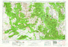 Prescott Arizona Historical topographic map, 1:250000 scale, 1 X 2 Degree, Year 1954