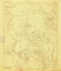 Prescott Arizona Historical topographic map, 1:250000 scale, 1 X 1 Degree, Year 1892