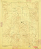 Prescott Arizona Historical topographic map, 1:250000 scale, 1 X 1 Degree, Year 1892