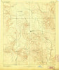 Prescott Arizona Historical topographic map, 1:250000 scale, 1 X 1 Degree, Year 1892