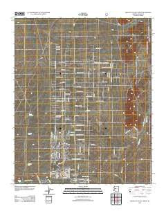 Prescott Valley North Arizona Historical topographic map, 1:24000 scale, 7.5 X 7.5 Minute, Year 2012