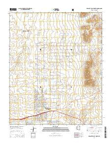 Prescott Valley North Arizona Current topographic map, 1:24000 scale, 7.5 X 7.5 Minute, Year 2014