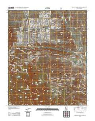 Prescott Valley South Arizona Historical topographic map, 1:24000 scale, 7.5 X 7.5 Minute, Year 2012