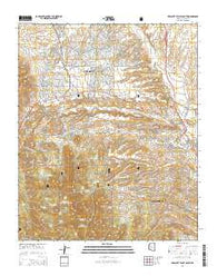 Prescott Valley South Arizona Current topographic map, 1:24000 scale, 7.5 X 7.5 Minute, Year 2014