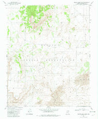 Preston Mesa South Arizona Historical topographic map, 1:24000 scale, 7.5 X 7.5 Minute, Year 1982