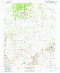 Preston Mesa South Arizona Historical topographic map, 1:24000 scale, 7.5 X 7.5 Minute, Year 1982