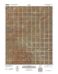 Preston Mesa North Arizona Historical topographic map, 1:24000 scale, 7.5 X 7.5 Minute, Year 2011