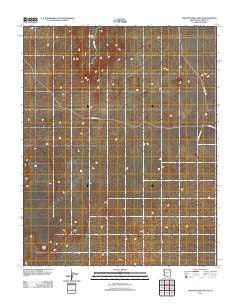 Preston Mesa South Arizona Historical topographic map, 1:24000 scale, 7.5 X 7.5 Minute, Year 2011