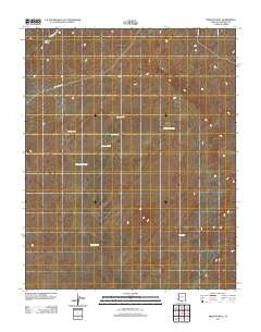 Preston Well Arizona Historical topographic map, 1:24000 scale, 7.5 X 7.5 Minute, Year 2011