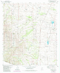 Presumido Peak Arizona Historical topographic map, 1:24000 scale, 7.5 X 7.5 Minute, Year 1979