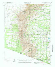Presumido Peak Arizona Historical topographic map, 1:62500 scale, 15 X 15 Minute, Year 1941