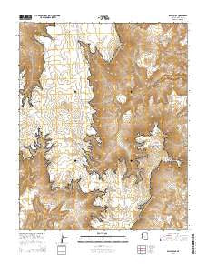 Price Point Arizona Current topographic map, 1:24000 scale, 7.5 X 7.5 Minute, Year 2014