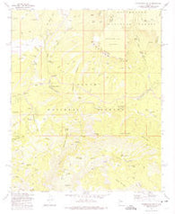 Promontory Butte Arizona Historical topographic map, 1:24000 scale, 7.5 X 7.5 Minute, Year 1973