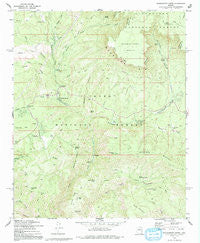 Promontory Butte Arizona Historical topographic map, 1:24000 scale, 7.5 X 7.5 Minute, Year 1973