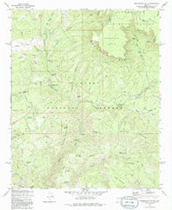 Promontory Butte Arizona Historical topographic map, 1:24000 scale, 7.5 X 7.5 Minute, Year 1973