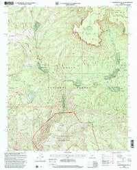 Promontory Butte Arizona Historical topographic map, 1:24000 scale, 7.5 X 7.5 Minute, Year 1998