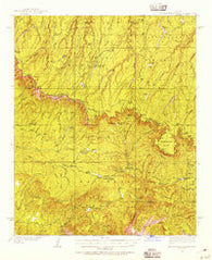 Promontory Butte Arizona Historical topographic map, 1:62500 scale, 15 X 15 Minute, Year 1934