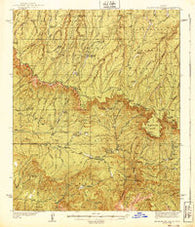 Promontory Butte Arizona Historical topographic map, 1:62500 scale, 15 X 15 Minute, Year 1939