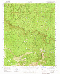 Promontory Butte Arizona Historical topographic map, 1:62500 scale, 15 X 15 Minute, Year 1952