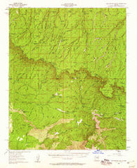 Promontory Butte Arizona Historical topographic map, 1:62500 scale, 15 X 15 Minute, Year 1952