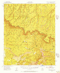 Promontory Butte Arizona Historical topographic map, 1:62500 scale, 15 X 15 Minute, Year 1952