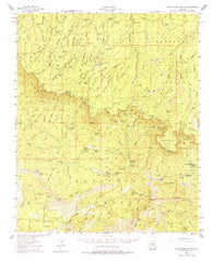 Promontory Butte Arizona Historical topographic map, 1:62500 scale, 15 X 15 Minute, Year 1952