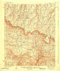 Promontory Butte Arizona Historical topographic map, 1:62500 scale, 15 X 15 Minute, Year 1939