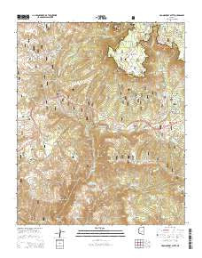 Promontory Butte Arizona Current topographic map, 1:24000 scale, 7.5 X 7.5 Minute, Year 2014