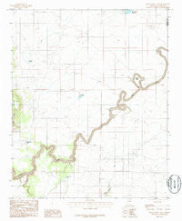 Pump Ranch Tank Arizona Historical topographic map, 1:24000 scale, 7.5 X 7.5 Minute, Year 1986