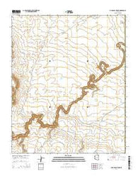 Pump Ranch Tank Arizona Current topographic map, 1:24000 scale, 7.5 X 7.5 Minute, Year 2014