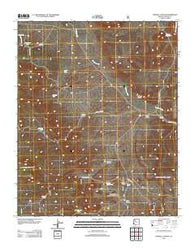 Purcell Canyon Arizona Historical topographic map, 1:24000 scale, 7.5 X 7.5 Minute, Year 2012