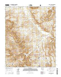 Purcell Canyon Arizona Current topographic map, 1:24000 scale, 7.5 X 7.5 Minute, Year 2014