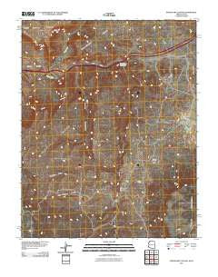 Purgatory Canyon Arizona Historical topographic map, 1:24000 scale, 7.5 X 7.5 Minute, Year 2011