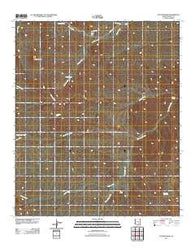 Putnam Wash Arizona Historical topographic map, 1:24000 scale, 7.5 X 7.5 Minute, Year 2011