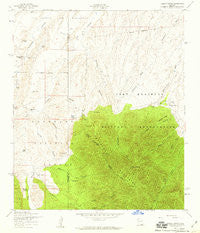 Pyeatt Ranch Arizona Historical topographic map, 1:24000 scale, 7.5 X 7.5 Minute, Year 1958