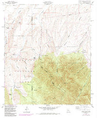 Pyeatt Ranch Arizona Historical topographic map, 1:24000 scale, 7.5 X 7.5 Minute, Year 1958