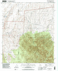 Pyeatt Ranch Arizona Historical topographic map, 1:24000 scale, 7.5 X 7.5 Minute, Year 1996