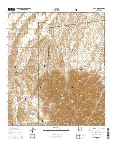 Pyeatt Ranch Arizona Current topographic map, 1:24000 scale, 7.5 X 7.5 Minute, Year 2014