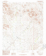 Quail Spring Wash Arizona Historical topographic map, 1:24000 scale, 7.5 X 7.5 Minute, Year 1986